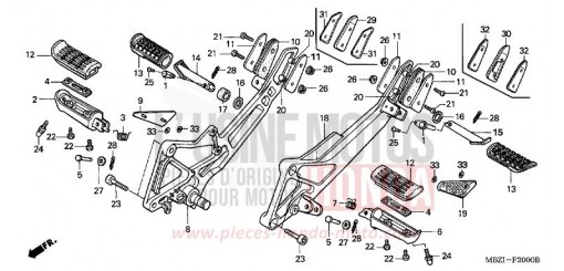 MARCHE CB600F5 de 2005
